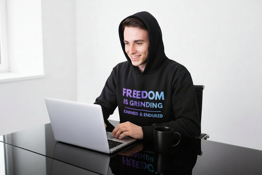 Freedom Is Grinding™ Heavyweight Organic French Terry Hoodie