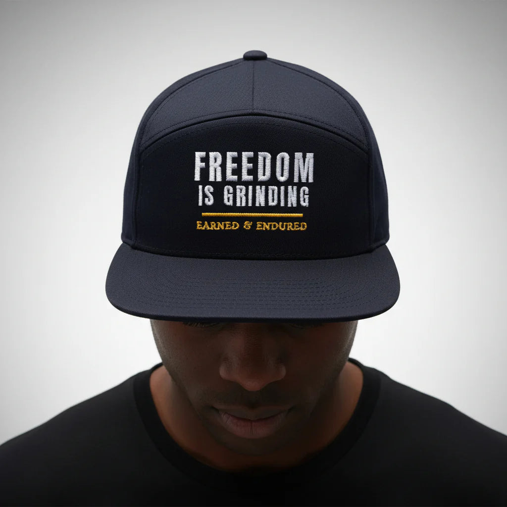 FREEDOM IS GRINDING – Signature Hat Bundle | Buy 2 Richardson 257 Hats + Free Bandana
