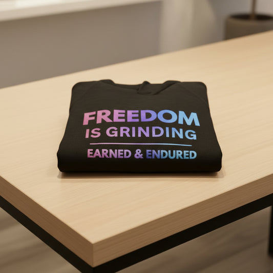 Freedom Is Grinding™ Heavyweight Organic French Terry Hoodie